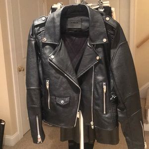[BLANKNYC] Leather Moto Jacket
